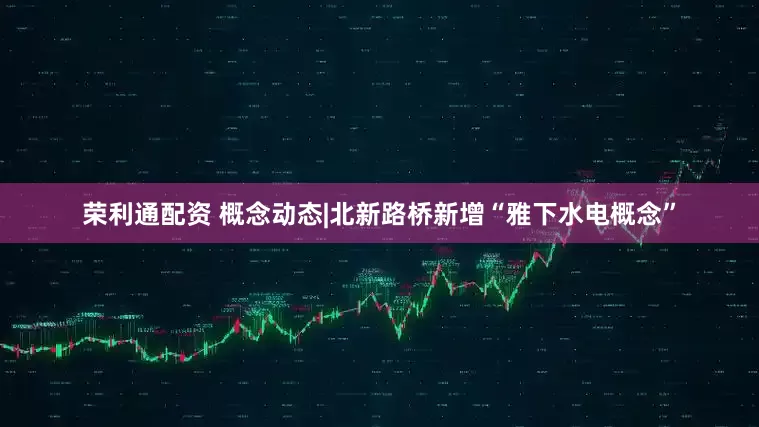 荣利通配资 概念动态|北新路桥新增“雅下水电概念”